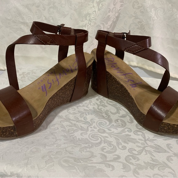 Brown leather sandals, Blowfish - Picture 2 of 5